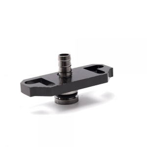 SK-Import Brandstofdrukregelaar Adapter Zwart Aluminium Mitsubishi