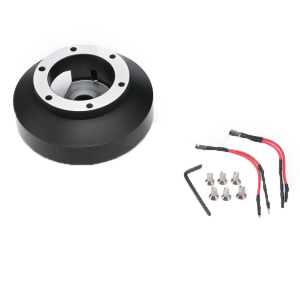 SK-Import Stuurnaaf Kort Zwart Aluminium Honda Civic,Integra,S2000