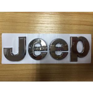 SK-Import Voor of Achter Embleem Chroom Jeep Wrangler