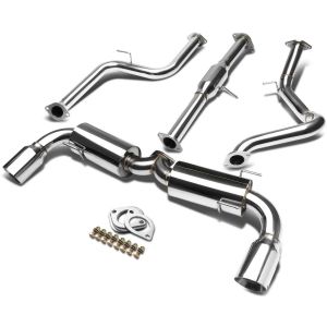 J2 Engineering Cat-back Uitlaatsysteem Dual Tip Roestvrij Staal Mazda 3