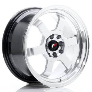 JR-Wheels JR12 Velgen 16 Inch 8J ET15 4x100,4x114.3 Hyper Silver