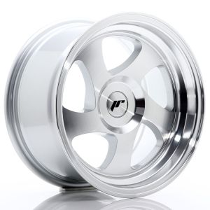 JR-Wheels JR15 Velgen 15 Inch 8J ET20 Custom PCD Silver Machined Face