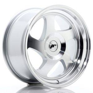 JR-Wheels JR15 Velgen 16 Inch 8J ET25 Custom PCD Silver Machined Face