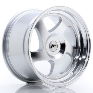 JR-Wheels JR15 Velgen 16 Inch 9J ET20 Custom PCD Silver Machined Face