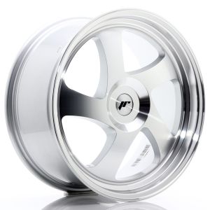 JR-Wheels JR15 Velgen 19 Inch 8.5J ET20-40 Custom PCD Silver Machined Face
