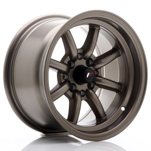 JR-Wheels JR19 Velgen 14 Inch 8J ET-13 4x100,4x114.3 Flat Bronze