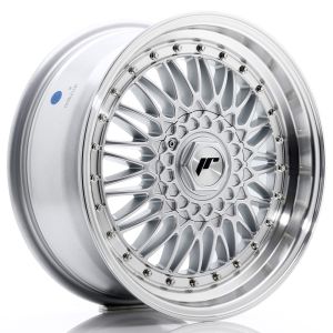 JR-Wheels JR9 Velgen 17 Inch 7.5J ET20-35 Custom PCD Silver Machined Lip