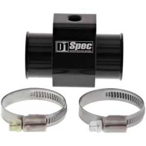 D1 Spec Water Temperatuur Sensor Adapter Zwart Aluminium