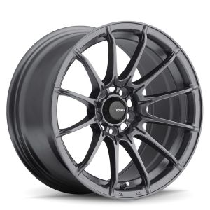 König Dial In Velgen 15 Inch 9J ET35 4x100 Flow Form Flat Grey