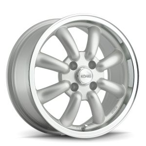 König Rewind Velgen 15 Inch 7J ET0 4x114.3 Gegoten Silver