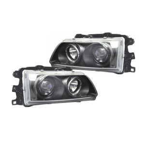 Sonar Koplampen Angel Eyes Black Housing Honda Civic,CRX Facelift