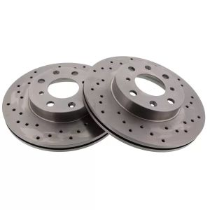 BrakeMax Voor Remschijven Perforated 262mm Honda Accord,Prelude