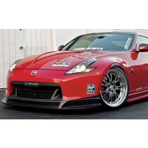PU Design Voor Bumper Lip Nismo Style Zwart Polyurethane Nissan 370Z Pre Facelift