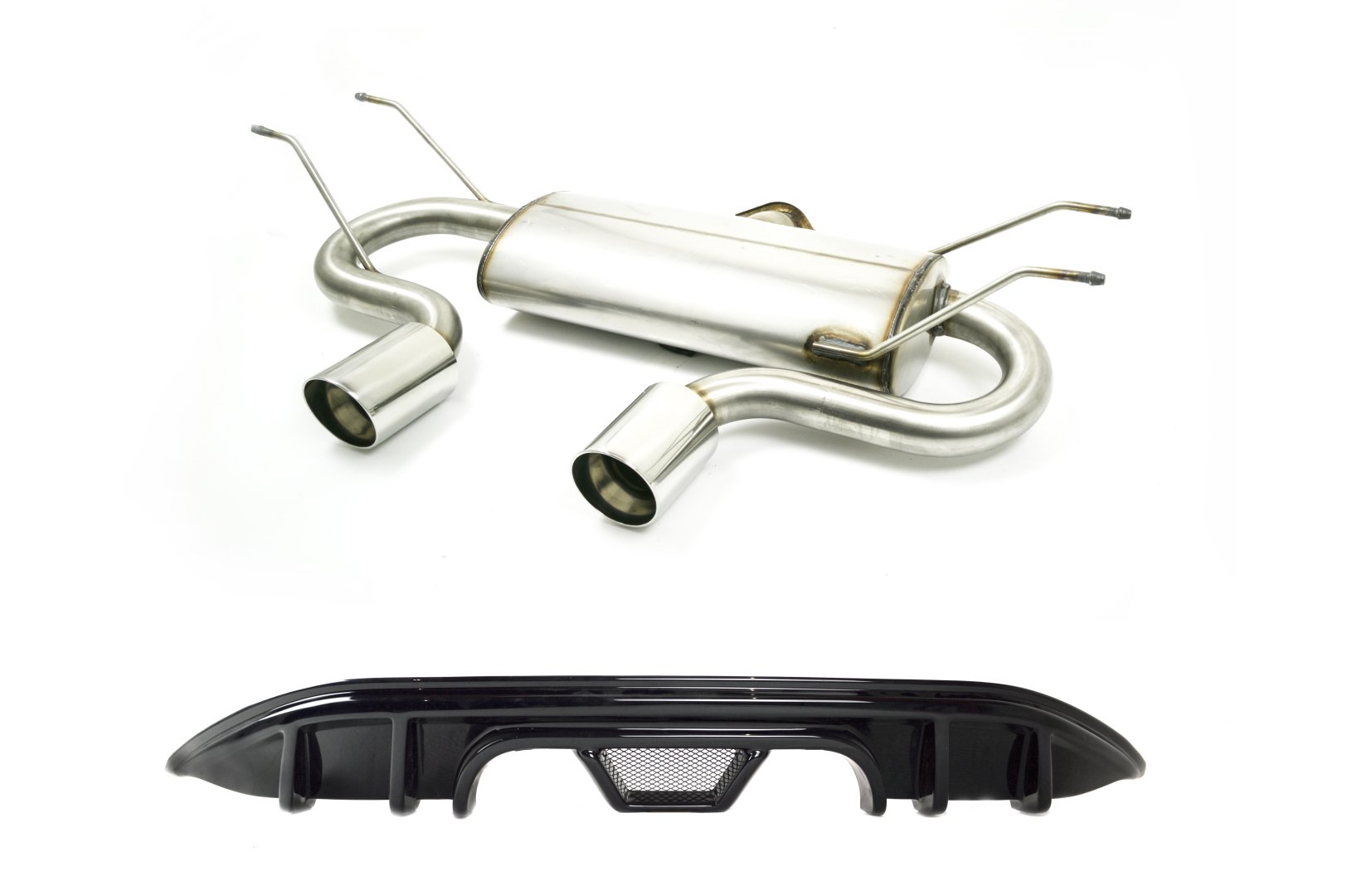 Image of Ulter Sport Uitlaatdemper en Diffuser Dual Tip Roestvrij Staal Mazda MX-5