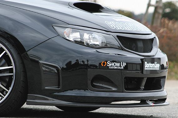 Image of Full Carbon Voor Bumper Lip CS Style Carbon Subaru Impreza