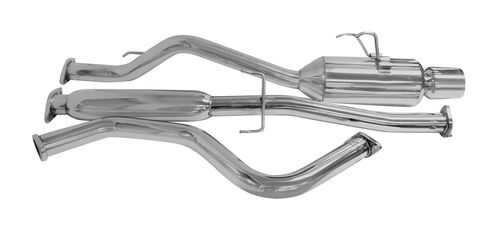 Image of DC Sports Cat-back Uitlaatsysteem Silent Roestvrij Staal Honda Civic