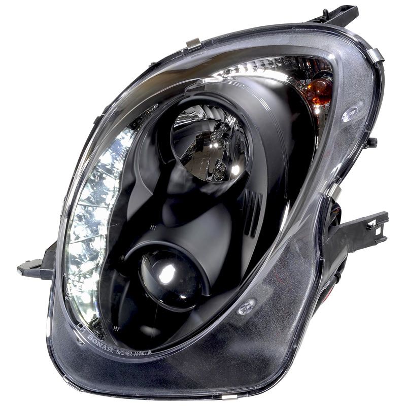 Image of SK-Import Koplampen DRL Black Housing Alfa MiTo Pre Facelift