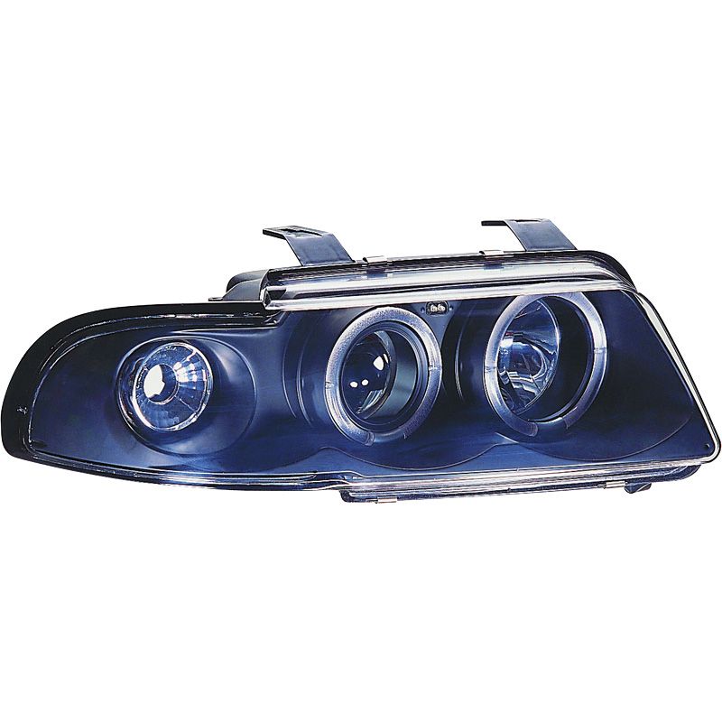 Image of SK-Import Koplampen Angel Eyes Black Housing Audi A4 Pre Facelift