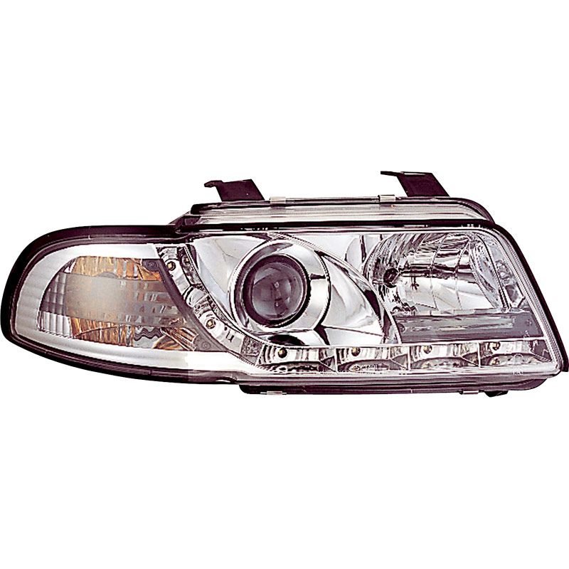 Image of SK-Import Koplampen DRL Chrome Housing Audi A4 Pre Facelift