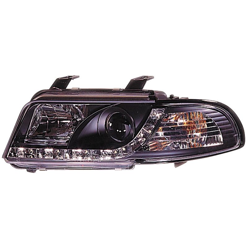 Image of SK-Import Koplampen DRL Black Housing Audi A4 Pre Facelift