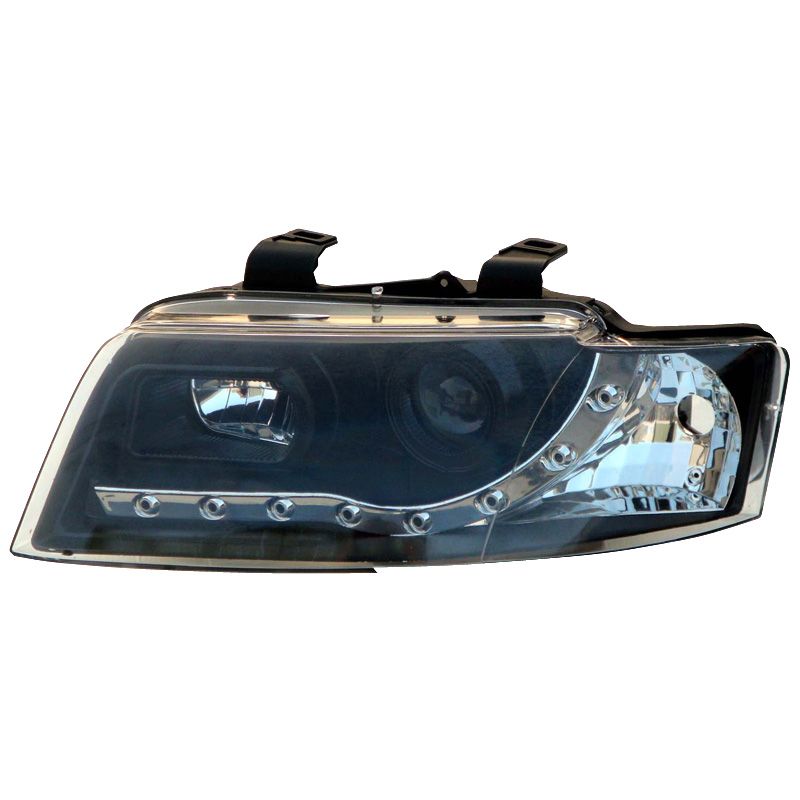 Image of SK-Import Koplampen DRL Black Housing Audi A4