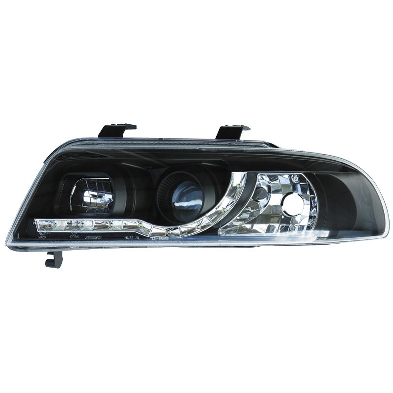 Image of SK-Import Koplampen DRL Black Housing Audi A4 Facelift