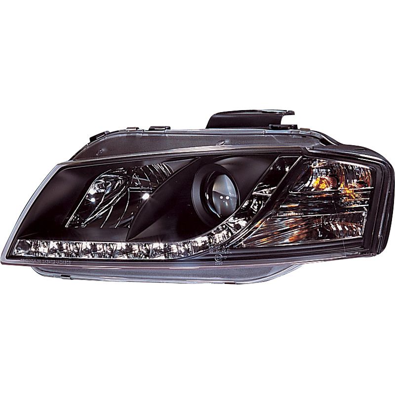 Image of SK-Import Koplampen DRL Black Housing Audi A3 Pre Facelift