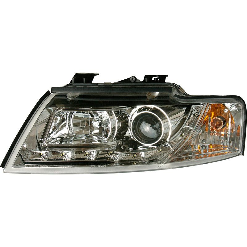 Image of SK-Import Koplampen DRL Chrome Housing Audi A4
