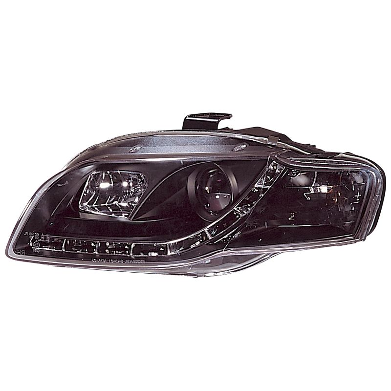 Image of SK-Import Koplampen DRL Black Housing Audi A4