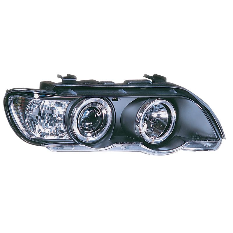 Image of SK-Import Koplampen Angel Eyes Black Housing BMW X5 Pre LCI