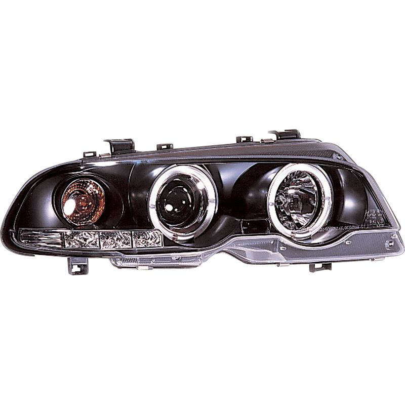 Image of SK-Import Koplampen Angel Eyes Black Housing BMW 3-serie Pre LCI