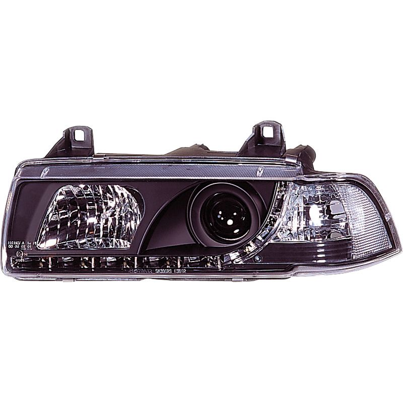 Image of SK-Import Koplampen DRL Black Housing BMW 3-serie