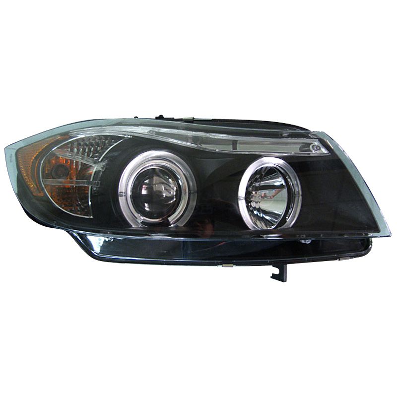 Image of SK-Import Koplampen Angel Eyes Black Housing BMW 3-serie Pre LCI