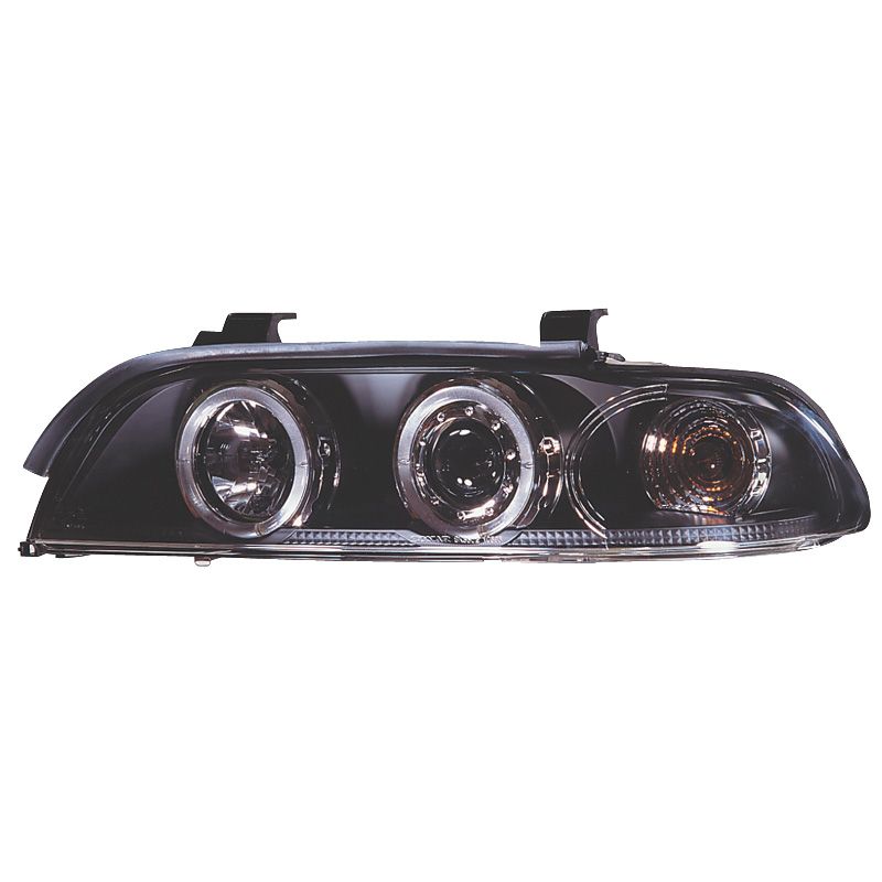 Image of SK-Import Koplampen Angel Eyes Black Housing BMW 5-serie