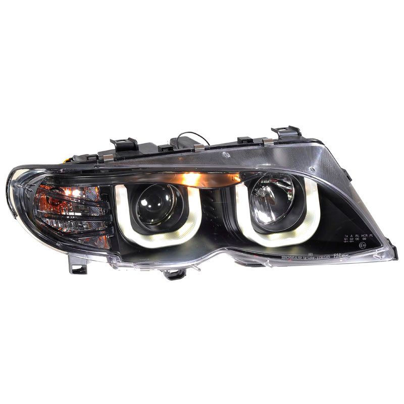 Image of SK-Import Koplampen DRL Black Housing BMW 3-serie LCI