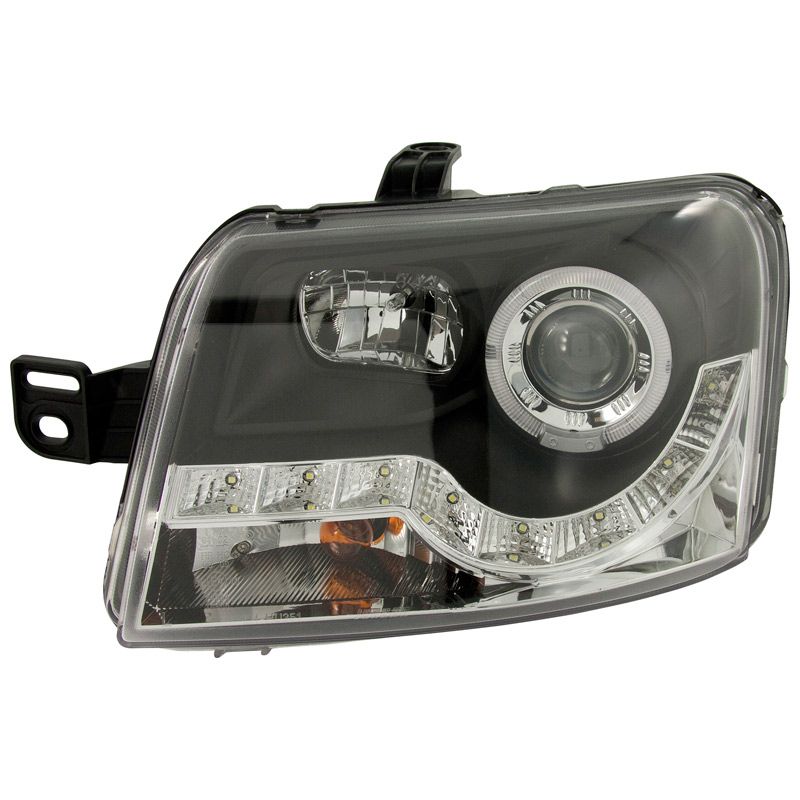 Image of SK-Import Koplampen DRL Black Housing Fiat Panda