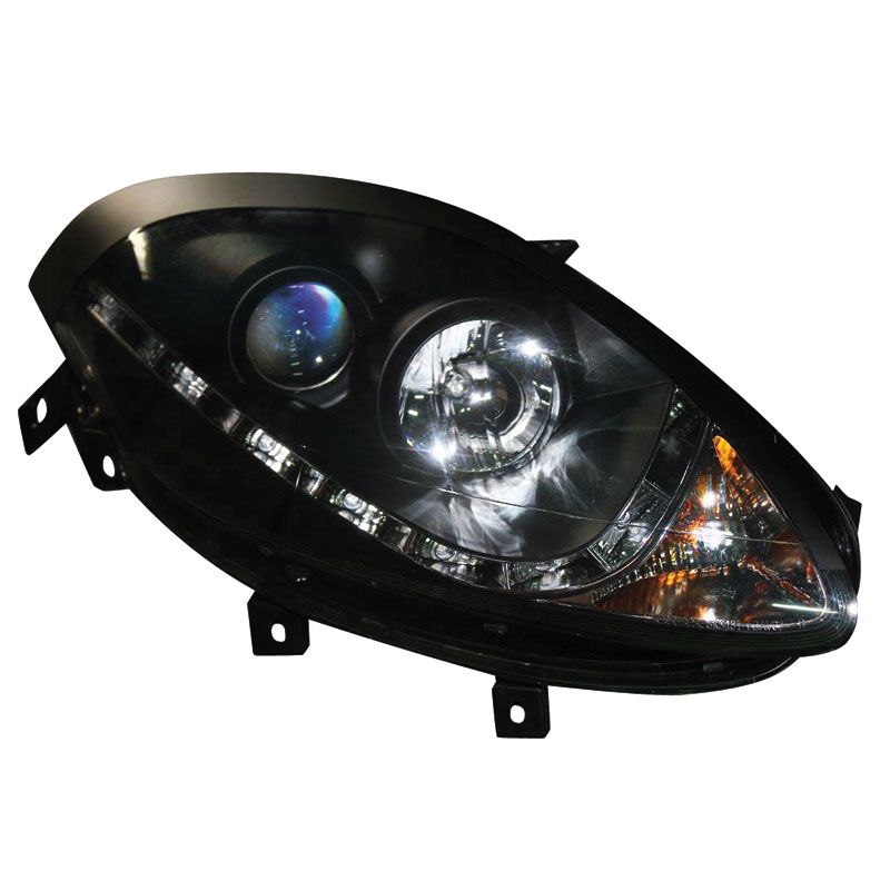 Image of SK-Import Koplampen DRL Black Housing Fiat Bravo