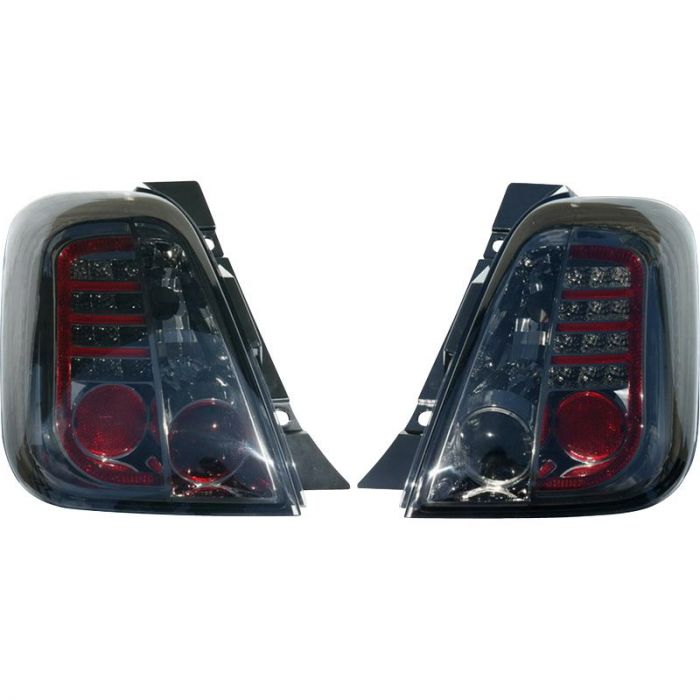 Image of SK-Import Achter Achterlichten LED Smoke Glas Fiat 500