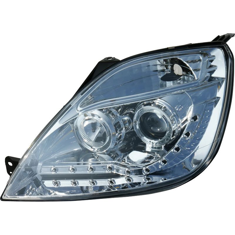 Image of SK-Import Koplampen DRL Chrome Housing Ford Fiesta