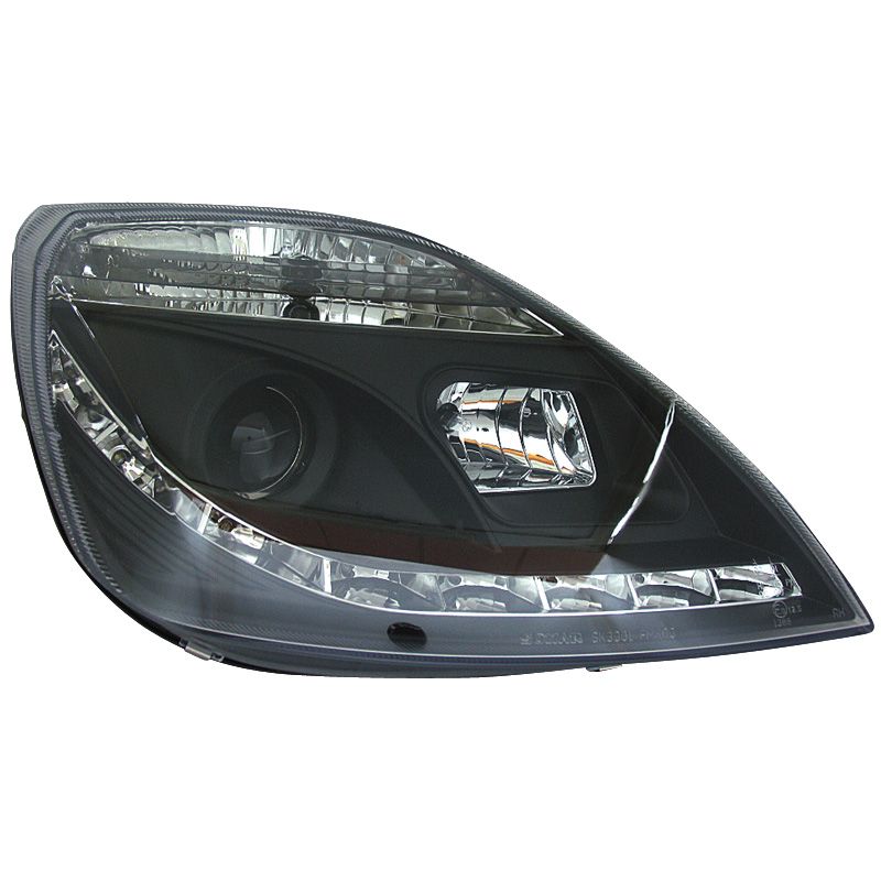 Image of SK-Import Koplampen DRL Black Housing Ford Fiesta