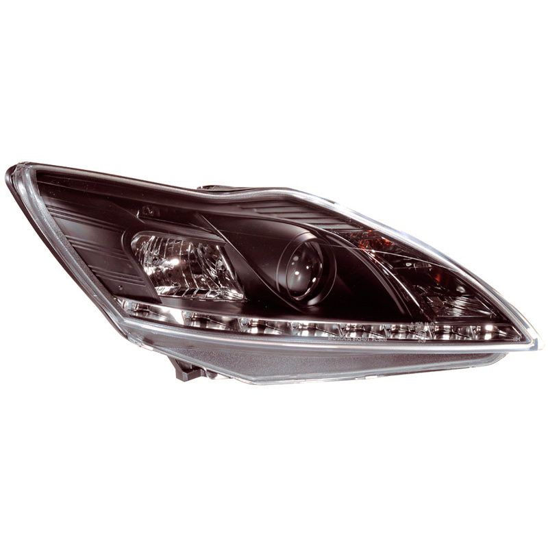 Image of SK-Import Koplampen DRL Black Housing Ford Focus Facelift