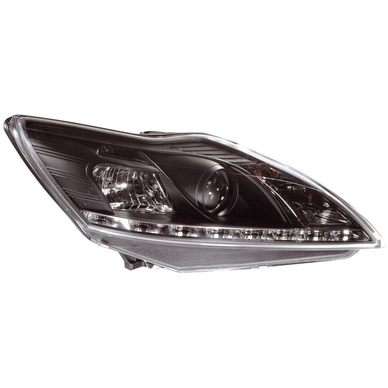 Image of SK-Import Koplampen DRL Black Housing Ford Fiesta Facelift