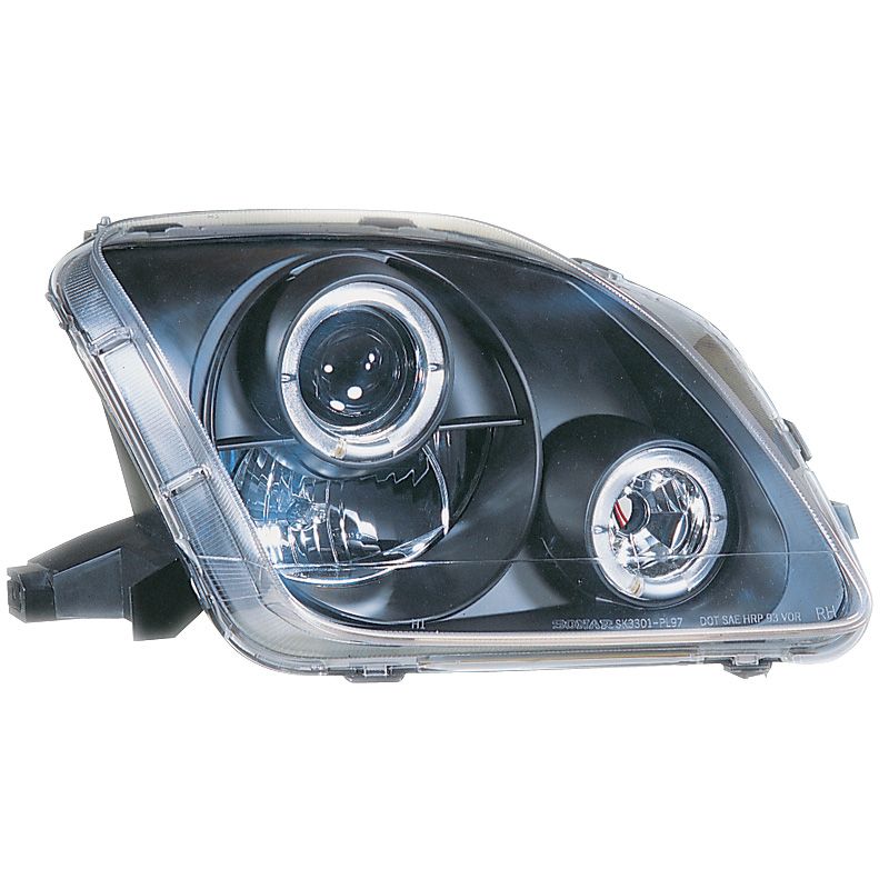 Image of SK-Import Koplampen Angel Eyes Black Housing Honda Prelude