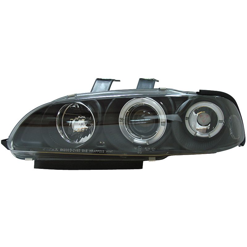 Image of SK-Import Koplampen Angel Eyes Black Housing Honda Civic
