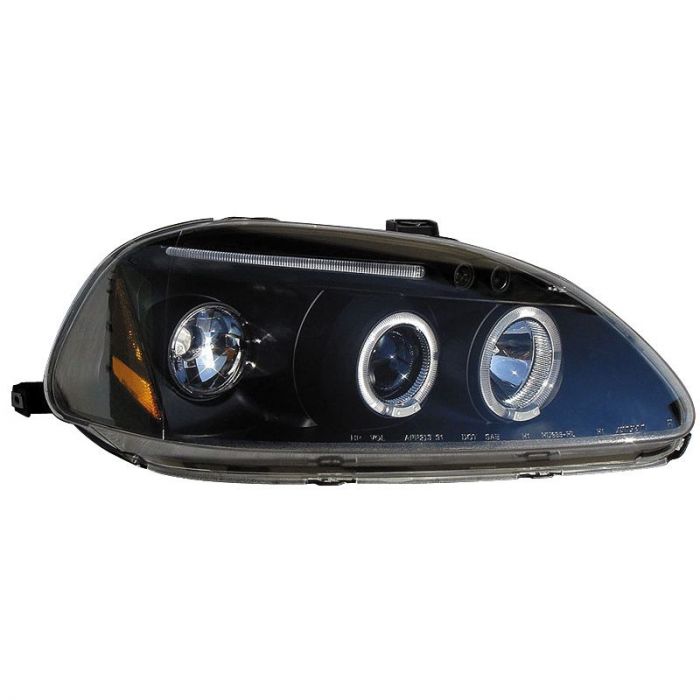 Image of SK-Import Koplampen Angel Eyes Black Housing Honda Civic Pre-Facelift 1996-1998