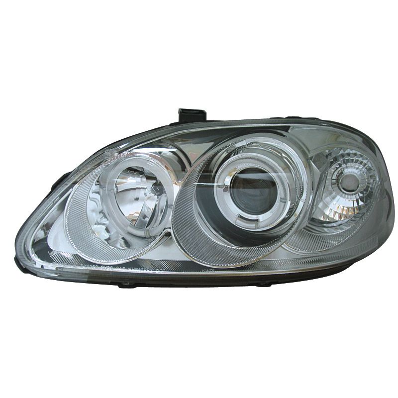 Image of SK-Import Koplampen Angel Eyes Chrome Housing Honda Civic Pre Facelift