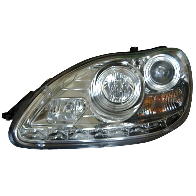 Image of SK-Import Koplampen DRL Chrome Housing Mercedes S-Class