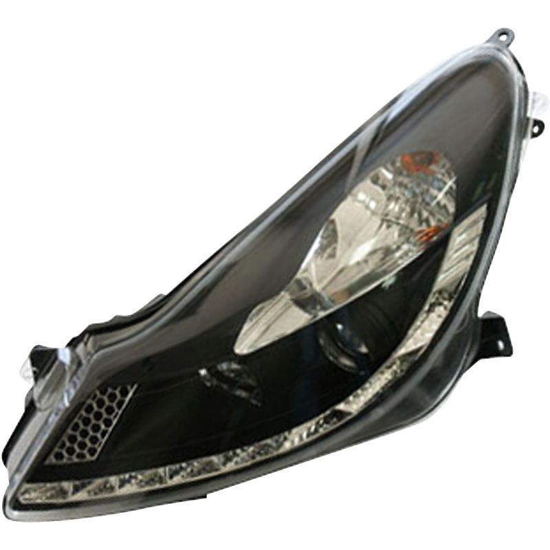 Image of SK-Import Koplampen DRL Black Housing Opel Corsa Pre Facelift