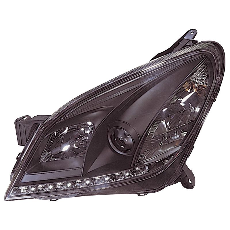 Image of SK-Import Koplampen DRL Black Housing Opel Astra