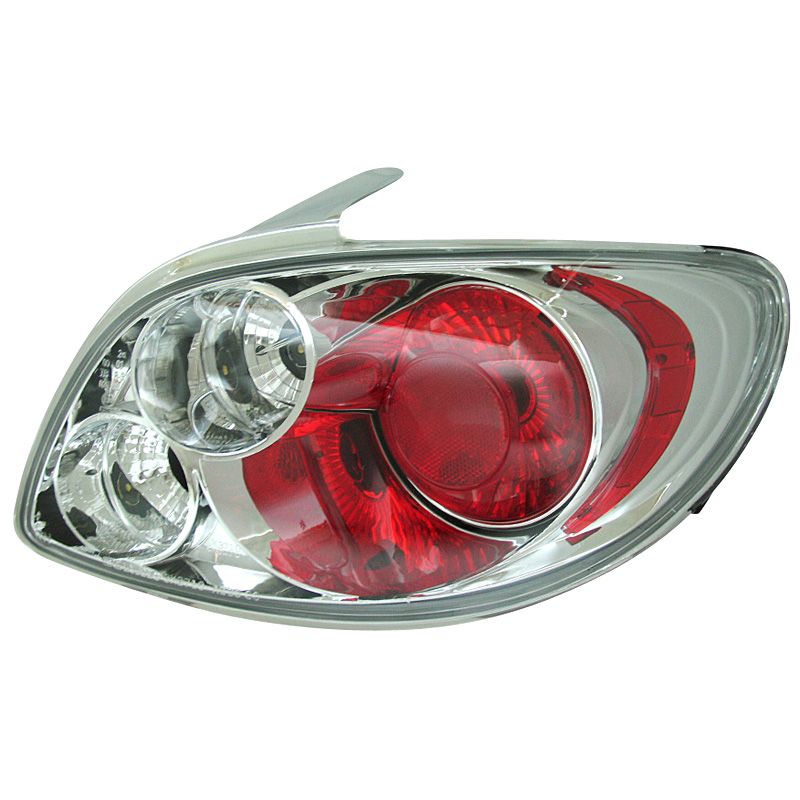 Image of SK-Import Achterlichten Chrome Housing Peugeot 206